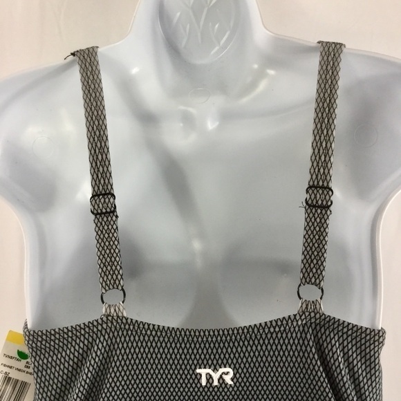 TYR Women's Fishnet V-Neck Sheath One Piece Swimsuit Size 6 NWT - Picture 9 of 13